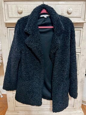 HYFVE Black Teddy Faux Shearling Jacket